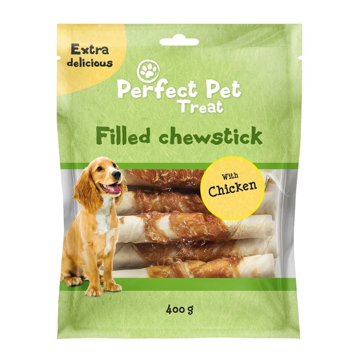 Perfect Pet Fylld Tuggpinne med Kyckling 13 cm 400 g