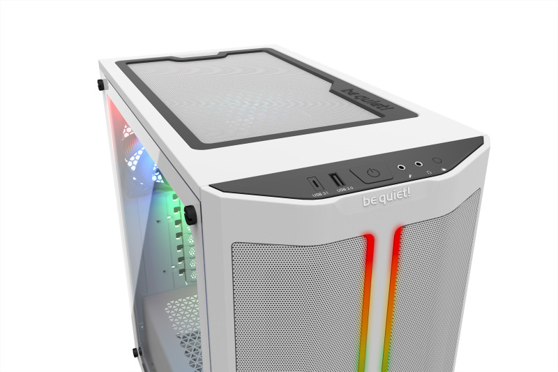 be quiet! Pure Base 500DX White, ATX, RGB - Vit