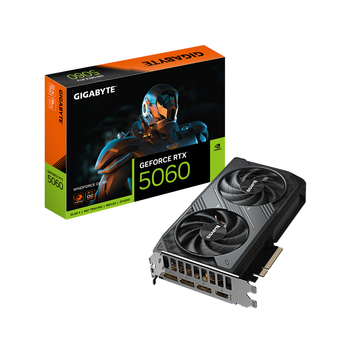 Gigabyte GeForce RTX 5060 WINDFORCE OC 8G grafikkort