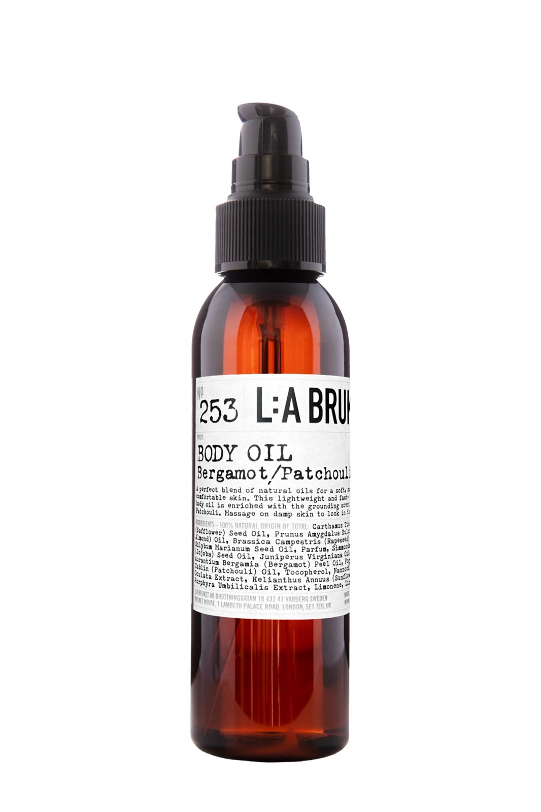 L:a Bruket Elemental Body oil Bergamot/Patchouli 120 ml