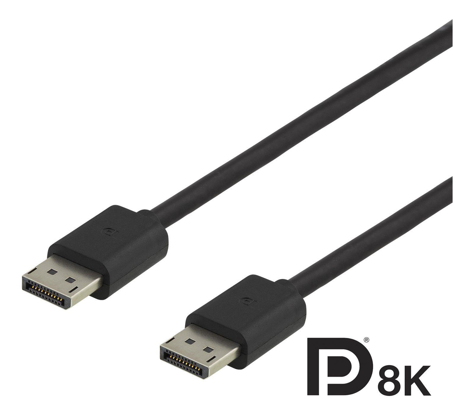 Deltaco DisplayPort Kabel 8K Svart (3 meter), bild 5