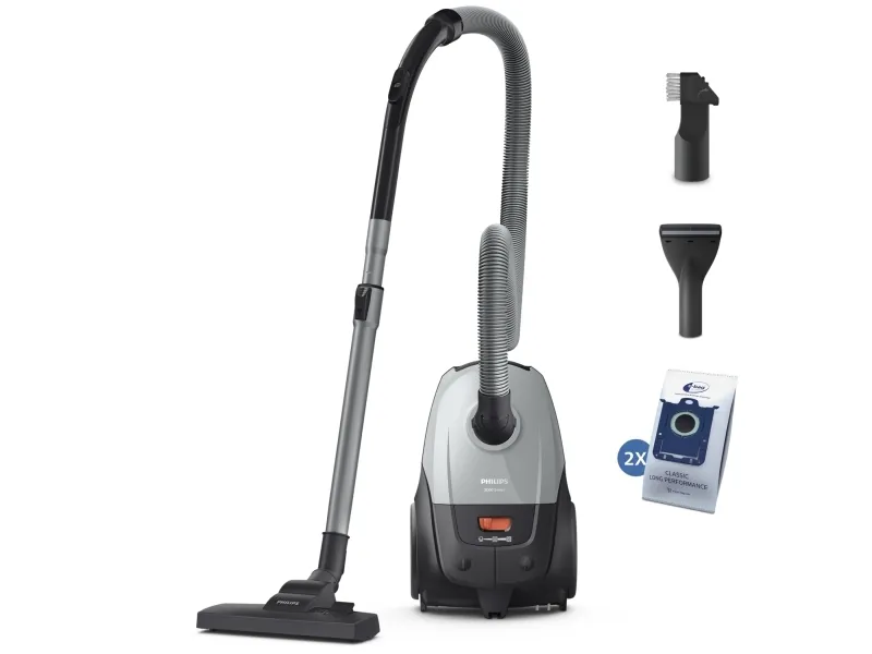 Philips XD2142/12, 850 W, Cylinderdammsugare, Torr, Dammpåse, 3 l, HEPA