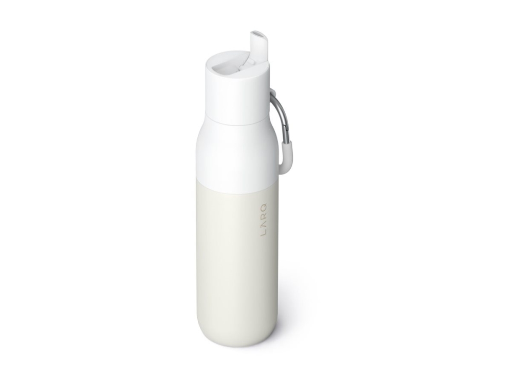 LARQ - Water filter thermal bottle - Storlek 7.8 cm - Höjd 27.6 cm - 740 ml - vit granit