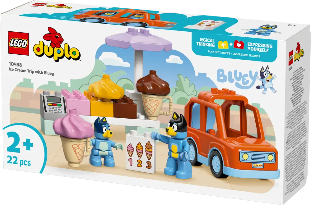 LEGO DUPLO Bluey Glassutflykt med Bluey 10458