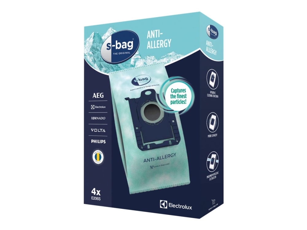 Electrolux E206S 4 S-Bags Anti allergy