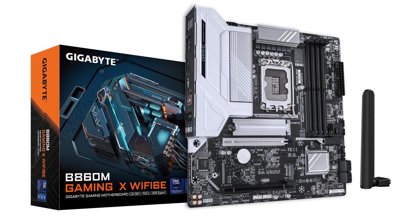 Gigabyte B860M GAMING X WIFI6E moderkort, bild 3