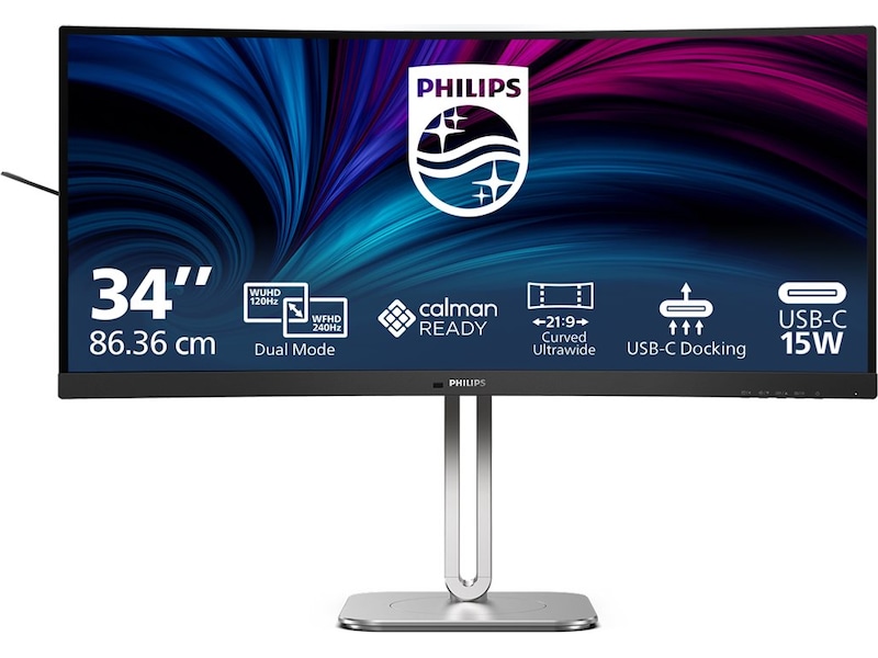 Philips 34B2U5900C/00 34" - Böjd Ultrawide USB-C 5120x2160 VA 120Hz, bild 4