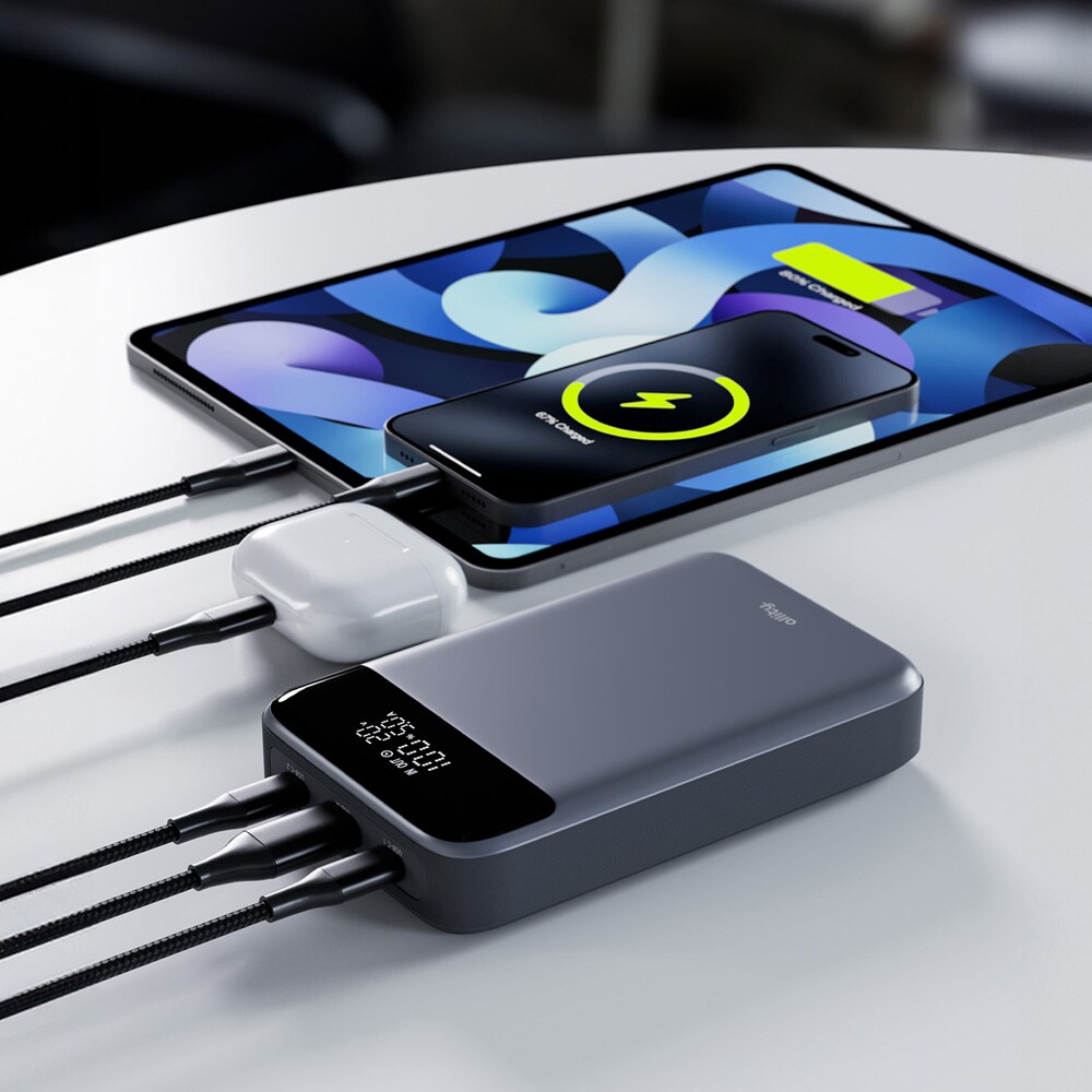 Allity Powerbank 19200 mAh 130W PD/QC för laptop och mobil, bild 3