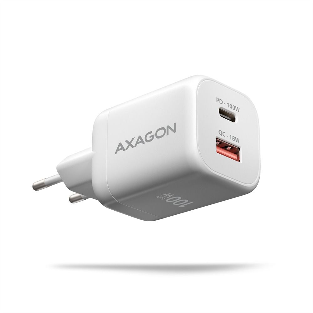Axagon ACU-PQ100W, inomhus, AC, Vit