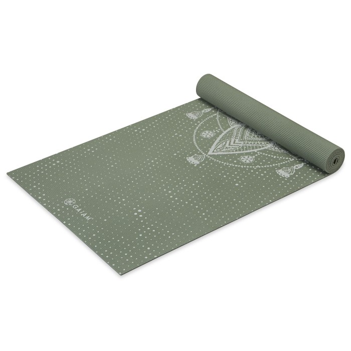 Gaiam Celestial Green Yoga Mat 5 mm Classic Printed, bild 2