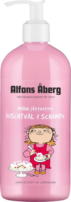 Alfons Åberg Millas Jättestora Duschtvål & Shampoo, 500 ml