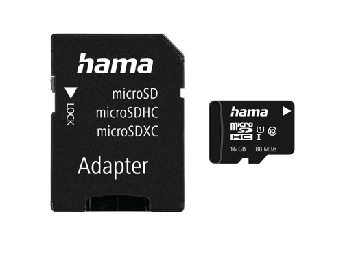 Hama MicroSDHC 16 GB C10 UHS-I 80 mb/s, bild 2