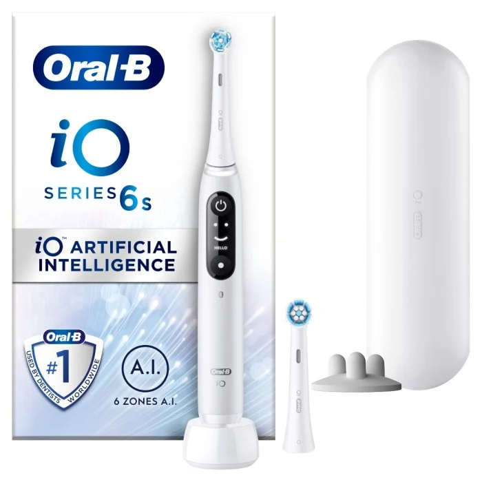 Oral-B iO6S eltandborste, Alabaster White