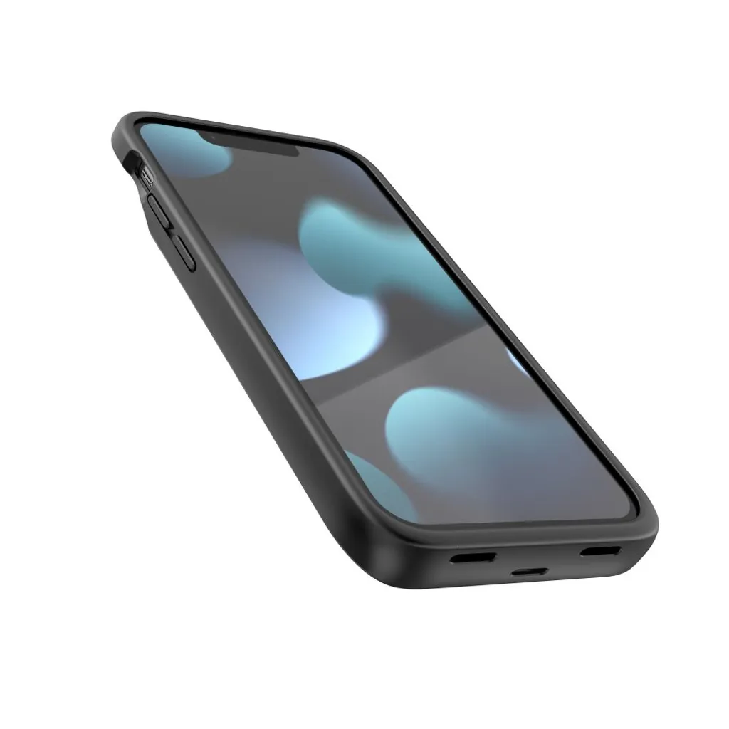 Tech-Protect PowerCase till iPhone 12 mini/13 mini med 4700mAh batteri – svart