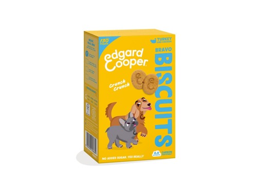 Edgard Cooper - Bravo Dog Biscuits - Turkey - 400g, bild 2