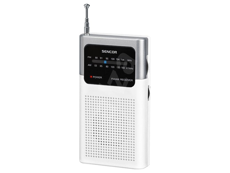 Sencor SRD 1100W, Analog, AM,FM, 87,5 - 108 MHz, 530 - 1600 kHz, 0,3 W, 61 mm