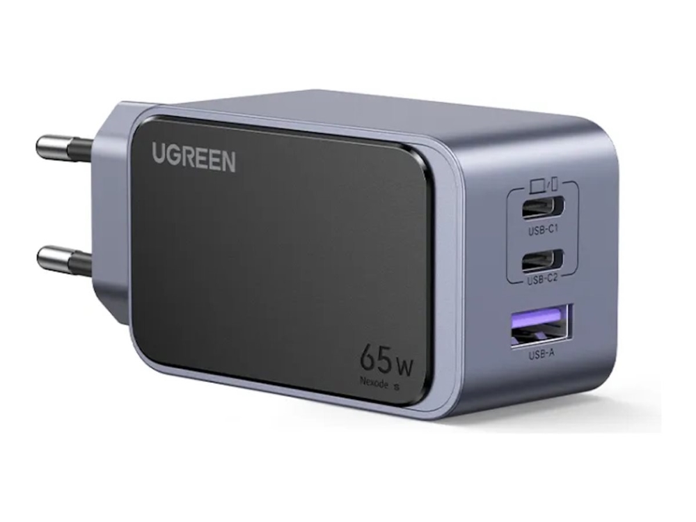 UGREEN Nexode S 65W 3-port USB-laddare
