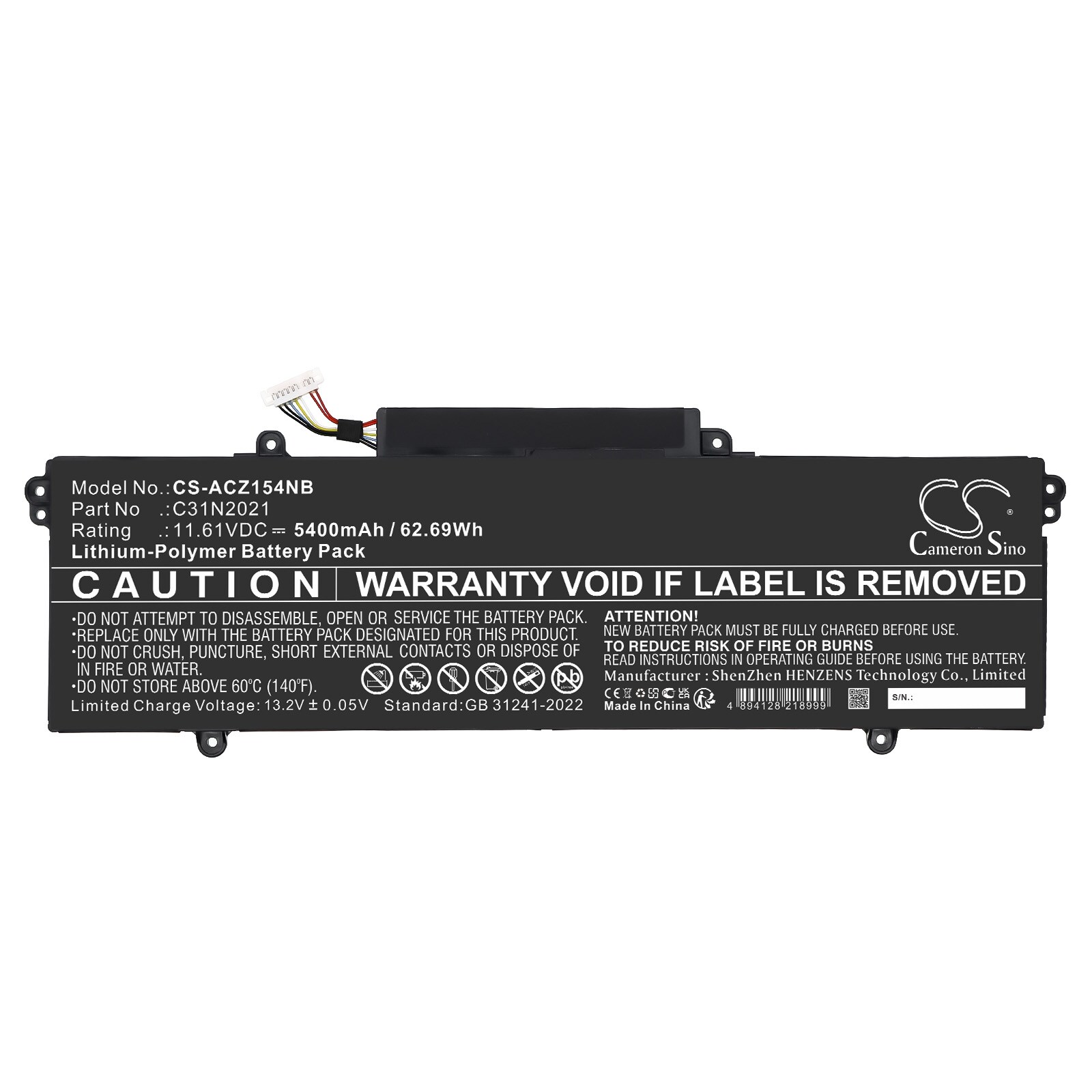 Batteri till Bärbar dator, laptop för Asus ZENBOOK 14X OLED UX5401EA-KN511TS m.fl., bild 3