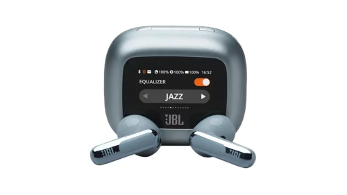 JBL Live Flex 3 true wireless brusreducerande hörlurar, blå, bild 3