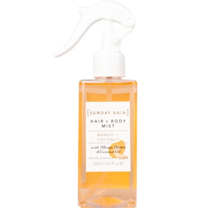 Sunday Rain Mango & Coconut Hair & Body Mist 200ml