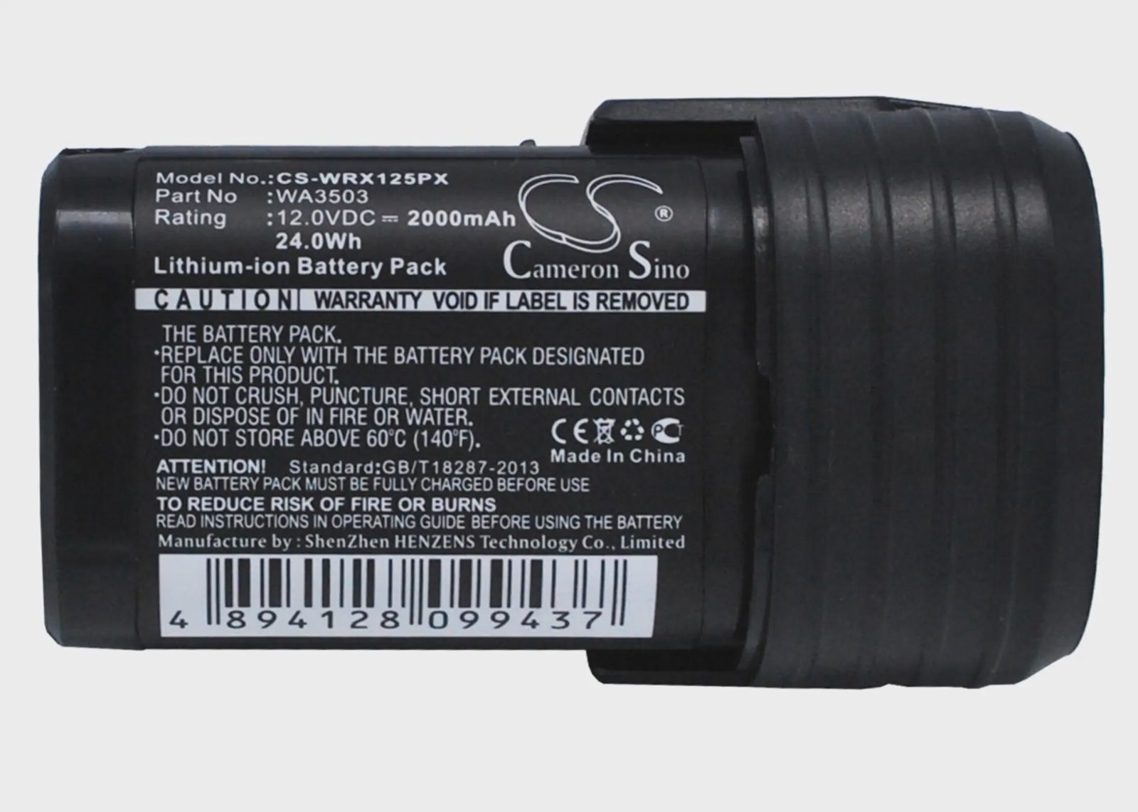 Batteri till Elverktyg för Worx WX125.3, WX125.3 D-Lite, WU288 m.fl.