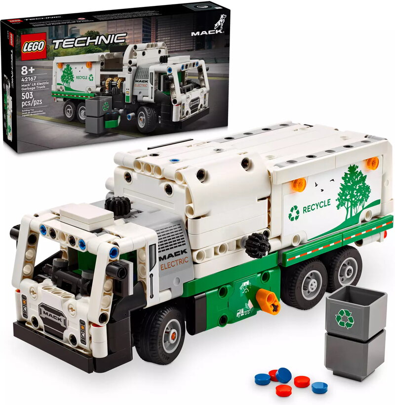 LEGO Technic Mack® LR Electric sopbil 42167, bild 2
