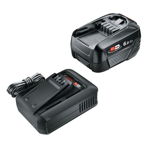 Bosch - 18V startpaket – AL 18V-44 laddare och 6,0 Ah batteri för maximal drifttid
