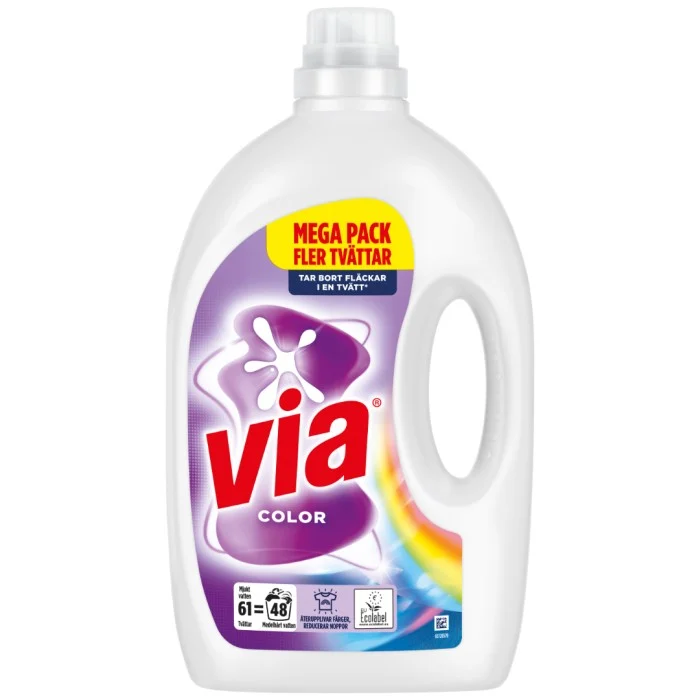 Via Colour Flytande tvättmedel 2,44 liter