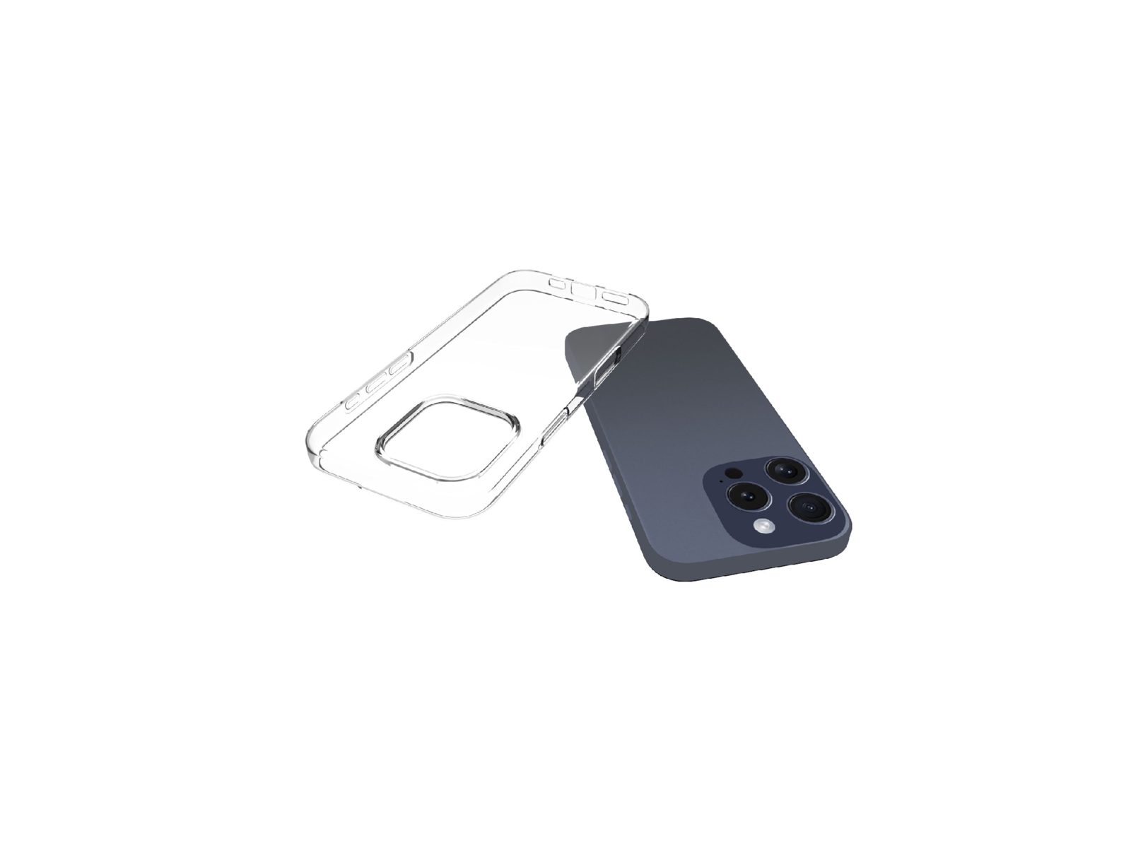 iiglo iPhone 16 Pro Silikonskal (transparent)