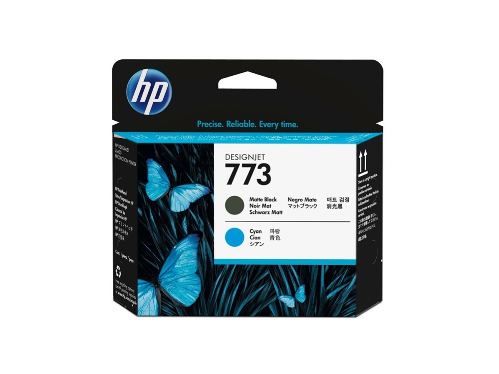 HP 773 - Svart, cyan - skrivhuvud - för DesignJet Z6600, Z6600 Production Printer