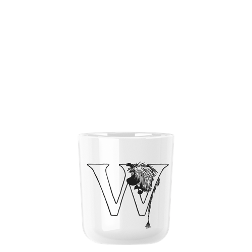 RIG-TIG - Moomin ABC mugg - Moomin white - 0.2 l