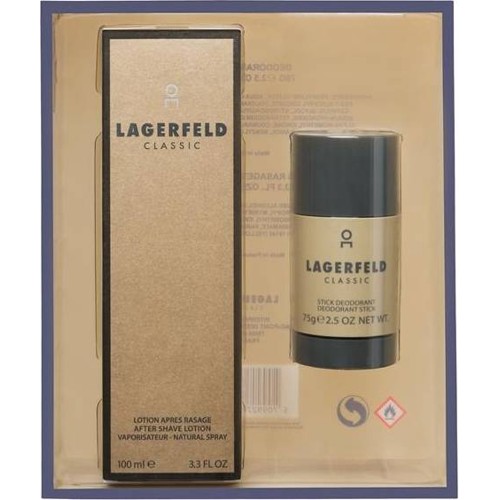 Karl Lagerfeld Classic Gift Set After Shave 100 ml, Deodorant Stick 75 g