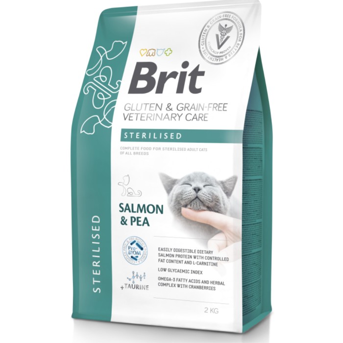 Brit GF Vet Diets Care Cat Sterilised 2 kg
