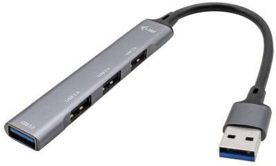 USB 3.0-hub i-tec Metal Hub, 1xUSB 3.0 + 3xUSB 2.0