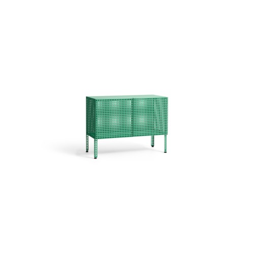 HAY - Perforated Golvskåp Litet - H 66,5cm - Soft Jade