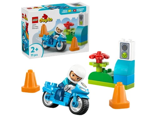 LEGO DUPLO Town Blå polismotorcykel 10471, bild 2