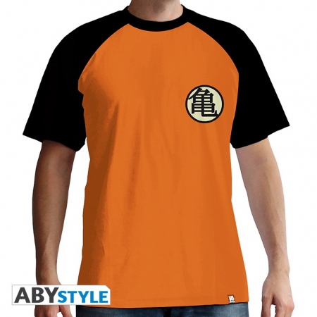 Dragon Ball Kame Symbol T-Shirt Orange (Small)