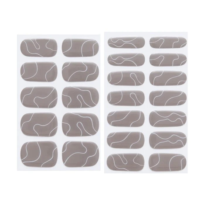 Depend Gel iQ Gel Nail Strips Semi Cured 005 Line Up, bild 3