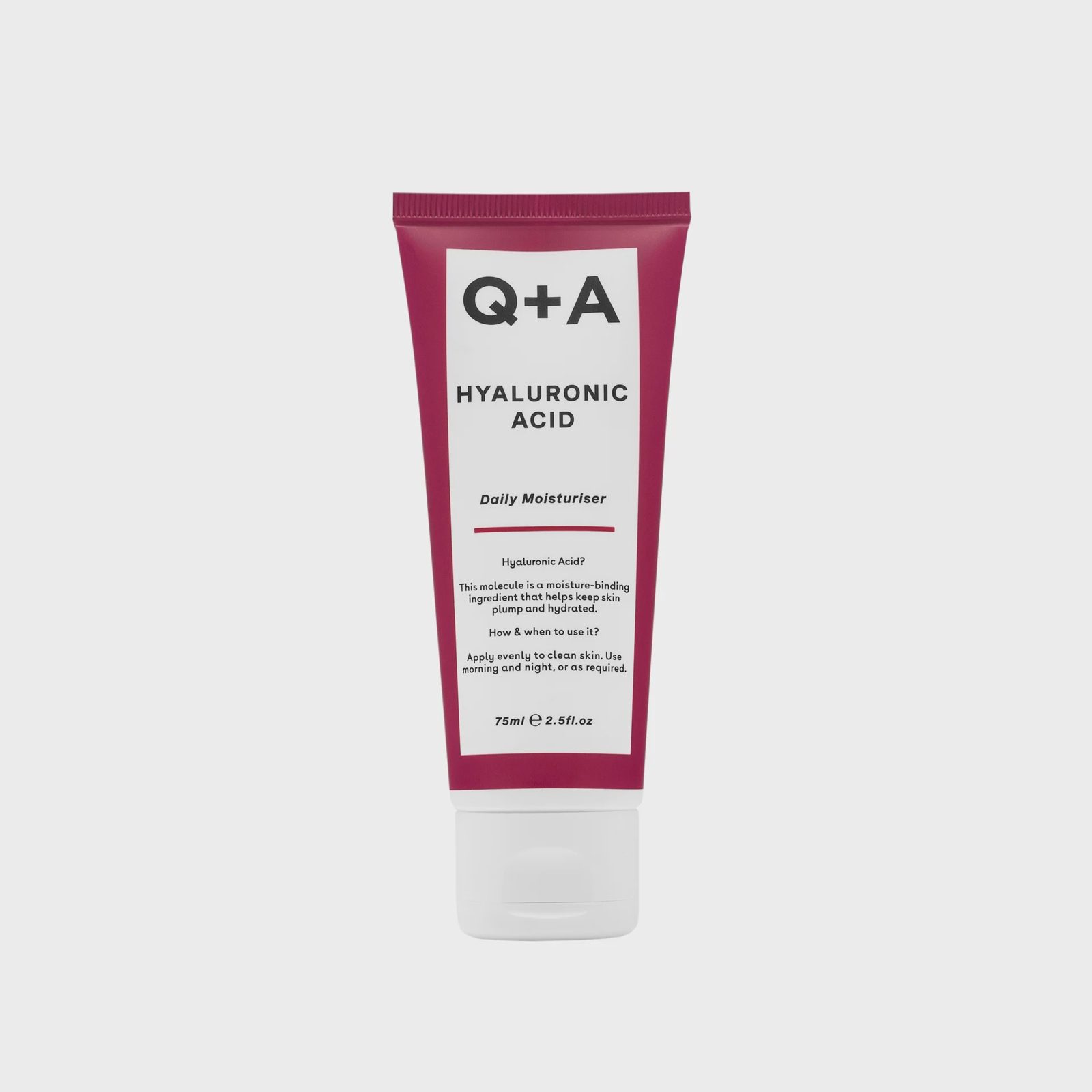 Q+A Hyaluronic Acid Hydrating Moisturiser 75 g