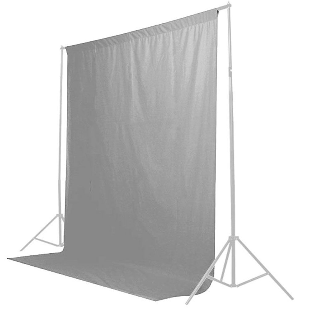 Caruba Backdrop Fabric Bakgrund 3x6m, grå