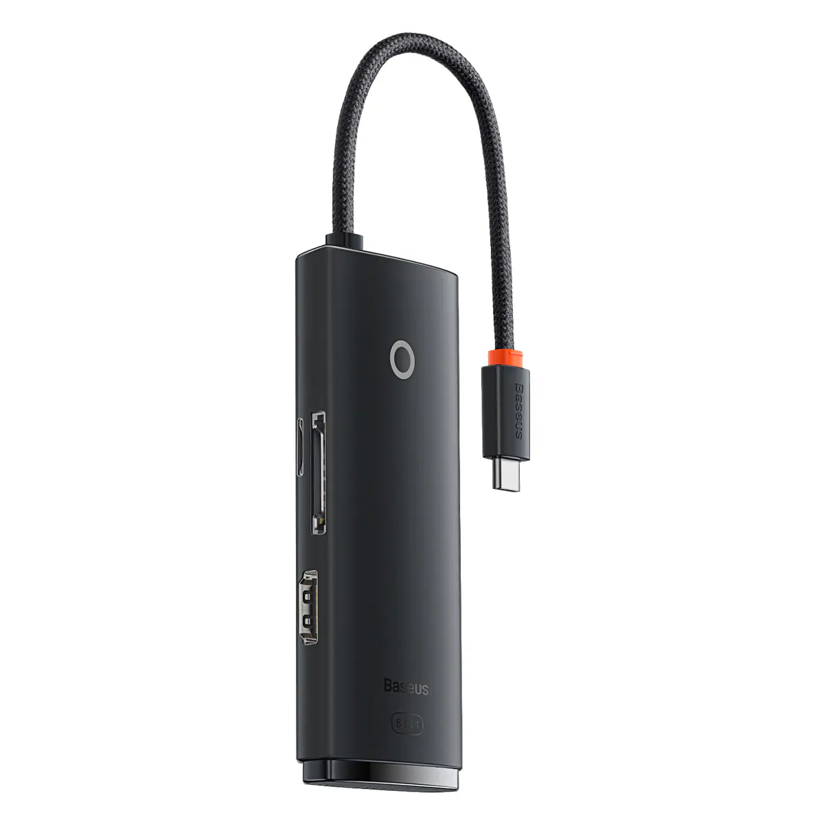 Baseus Lite Series USB Type-C HUB - 2 x USB 3.0 / USB-C / HDMI 1.4 / SD/TF OTG schwarz (WKQX050001)
