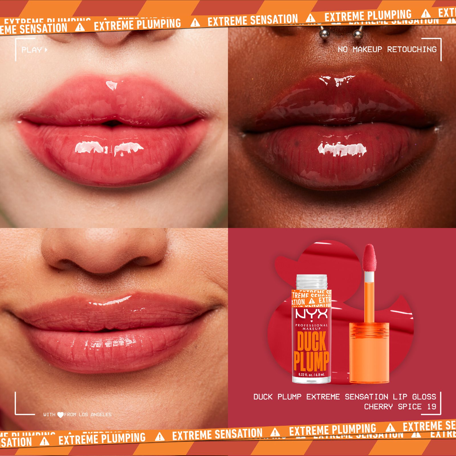 NYX PROFESSIONAL MAKEUP Duck Plump Lip Gloss 19 Cherry Spice, bild 2