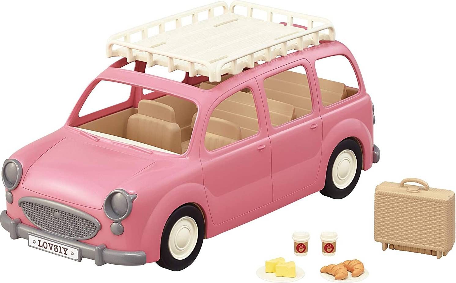 Sylvanian Families Familjebil - rosa