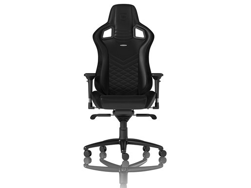 noblechairs EPIC PU-Läder Stol - Svart / Svart, bild 4