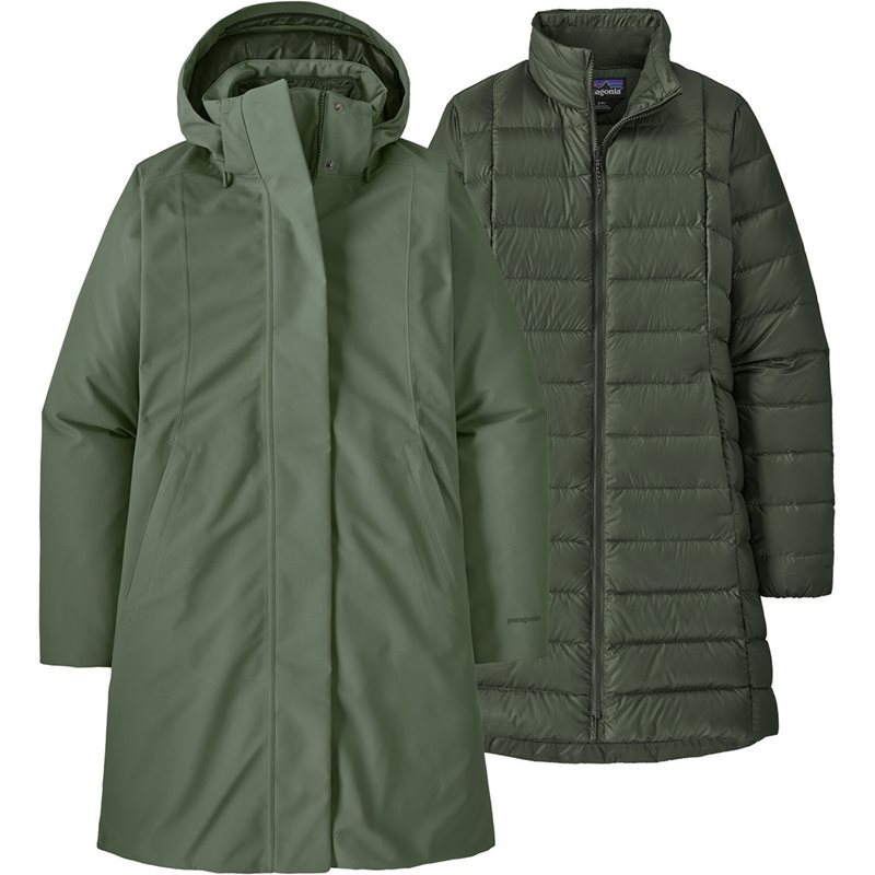 Patagonia W's Tres 3-in-1 Parka Old Growth Green - S