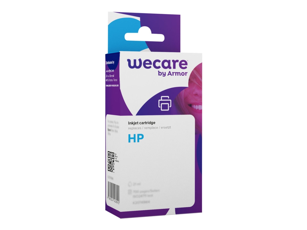 Bläckpatron, Wecare HP 304XL N9K07AE, 450 sidor, cyan/magenta/gul