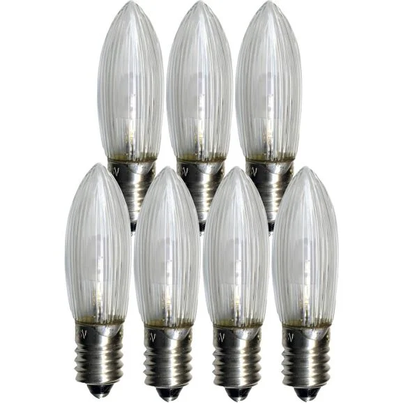 Ledsavers Reservlampa till Adventsljusstakar LED 7-pack