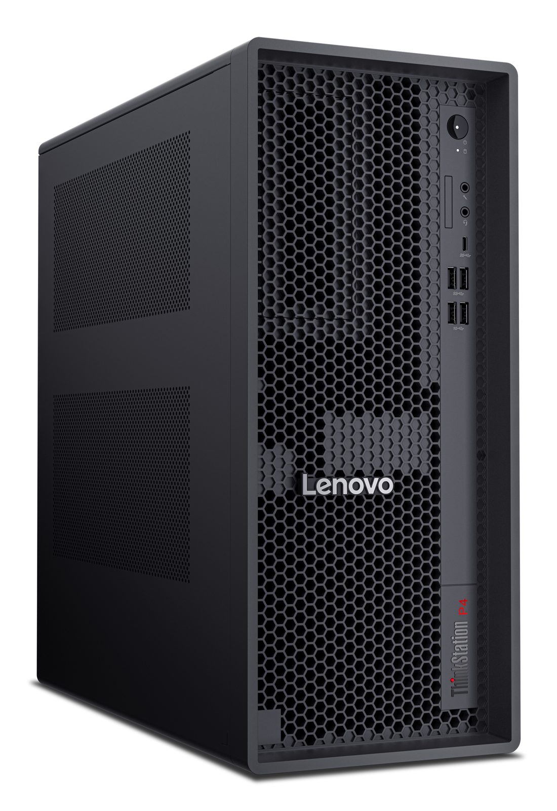 Lenovo ThinkStation P4 Tower, AMD Ryzen 7 Pro 9755, 64 GB, 1 TB PCIe SSD, RTX PRO 4000, 2.5GbE LAN, vattenkyld, Win11 Pro, inkl. tangentbord och mus, 3 års på-platsen-garanti, bild 5