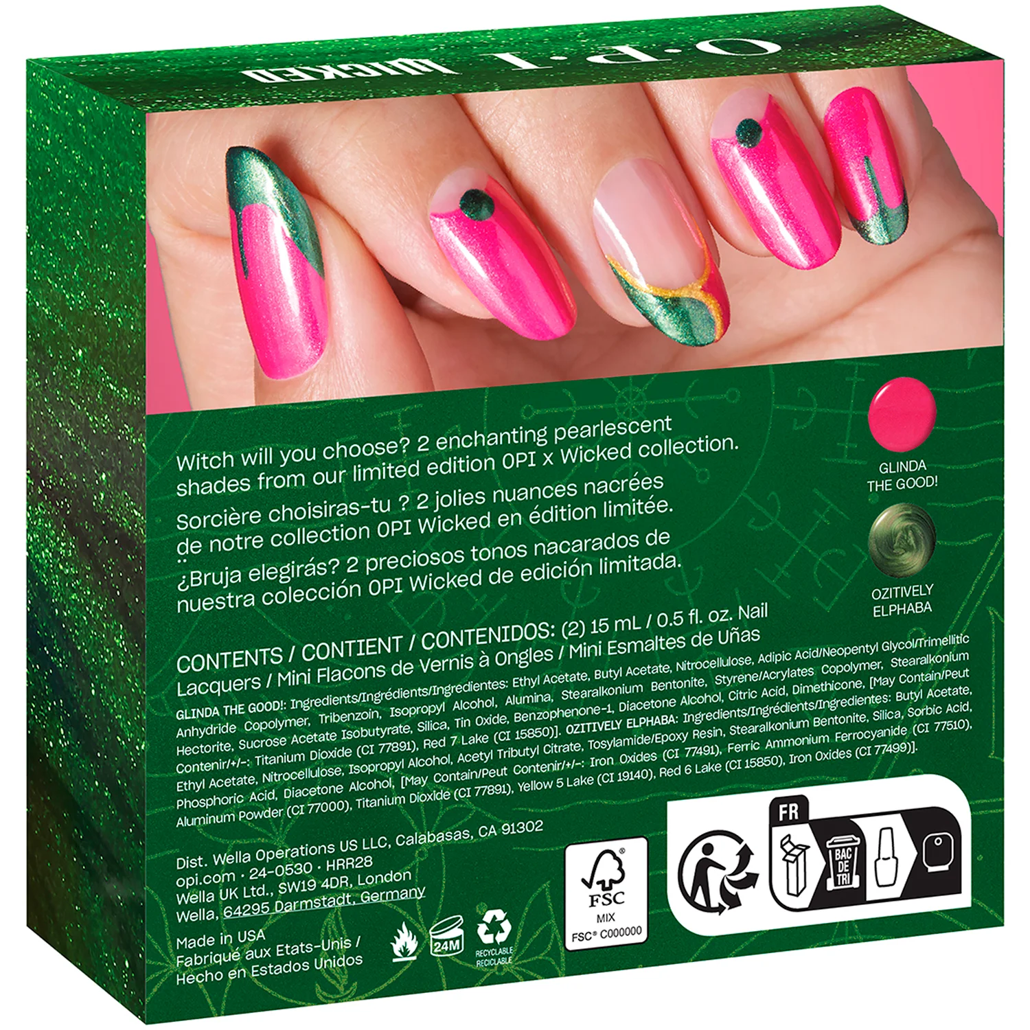 OPI x Wicked Nail Lacquer Holiday Collection Duo Pack 1 pcs, bild 3