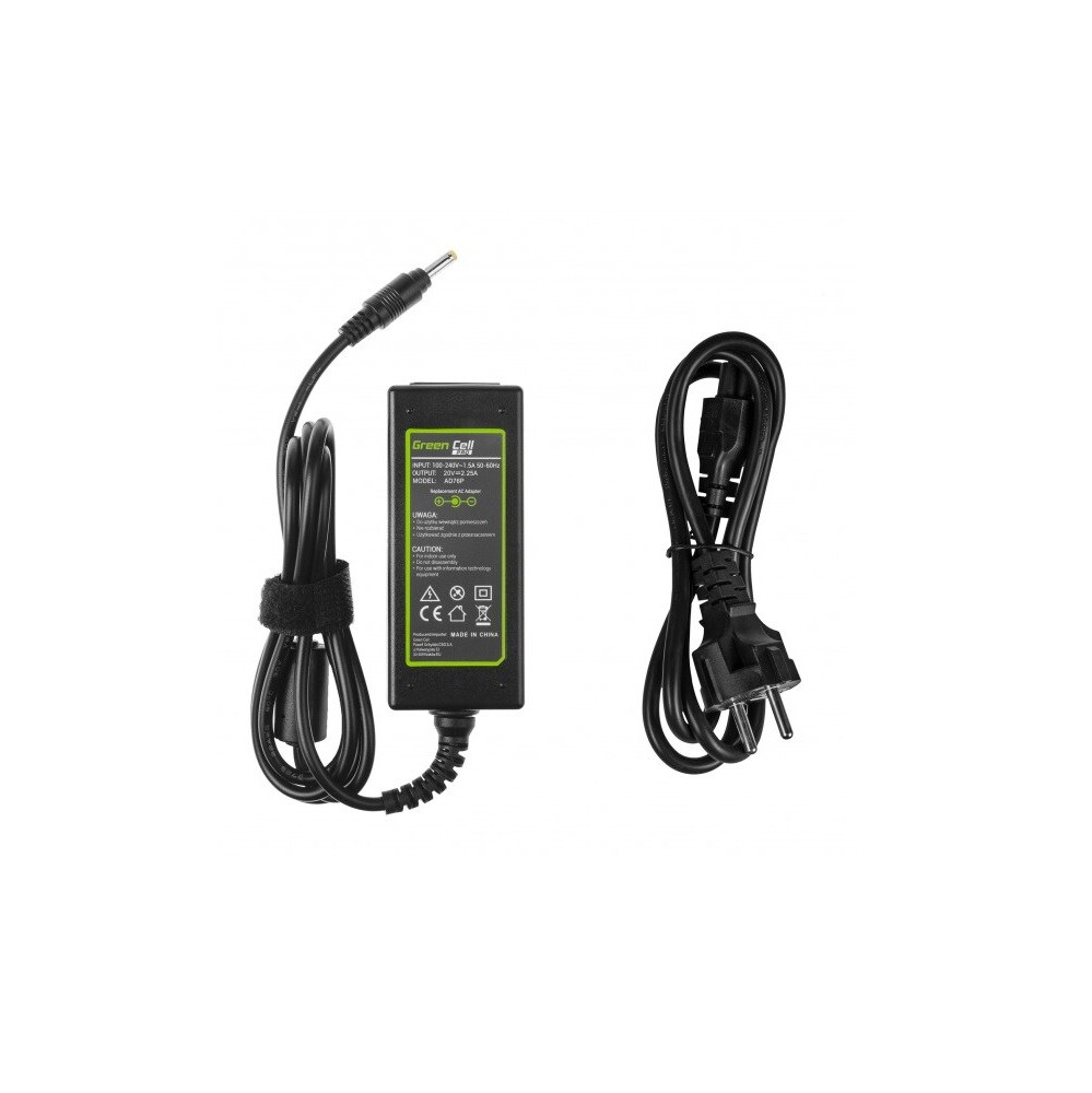 Green Cell PRO - Strömadapter - AC - 45 Watt - svart - för Lenovo IdeaPad 100-15 100S-14 110-15 Yoga 510-14 510-15, bild 2